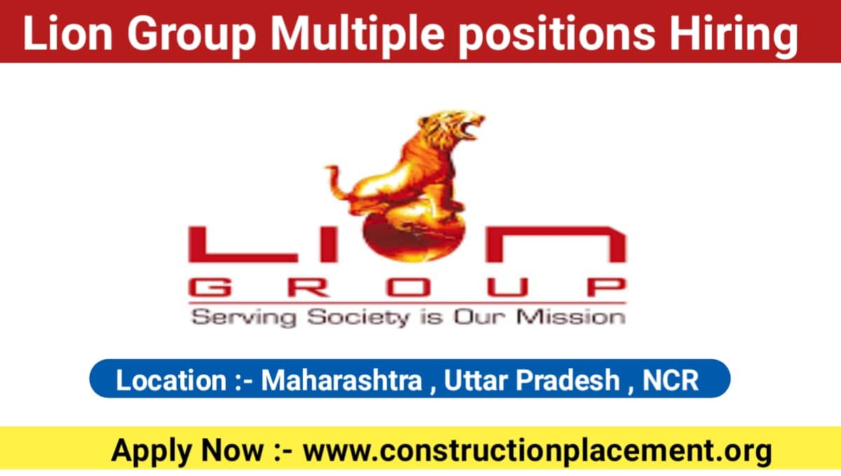 Lion Group Multiple Positions Hiring 2023