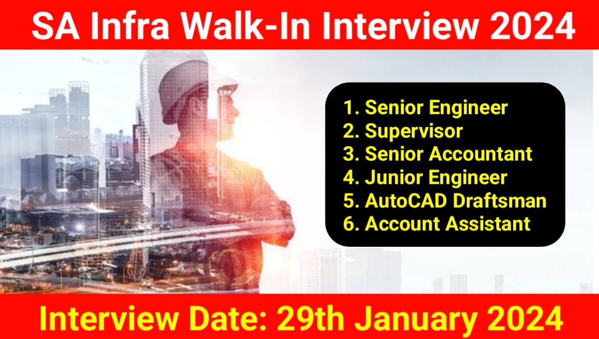 SA Infra Walk-In Interview 2024