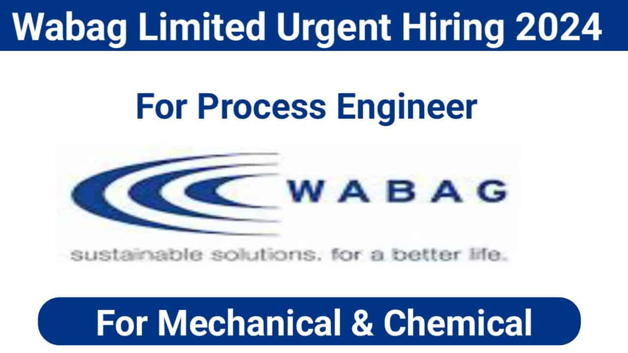 Wabag Limited Urgent Hiring 2024
