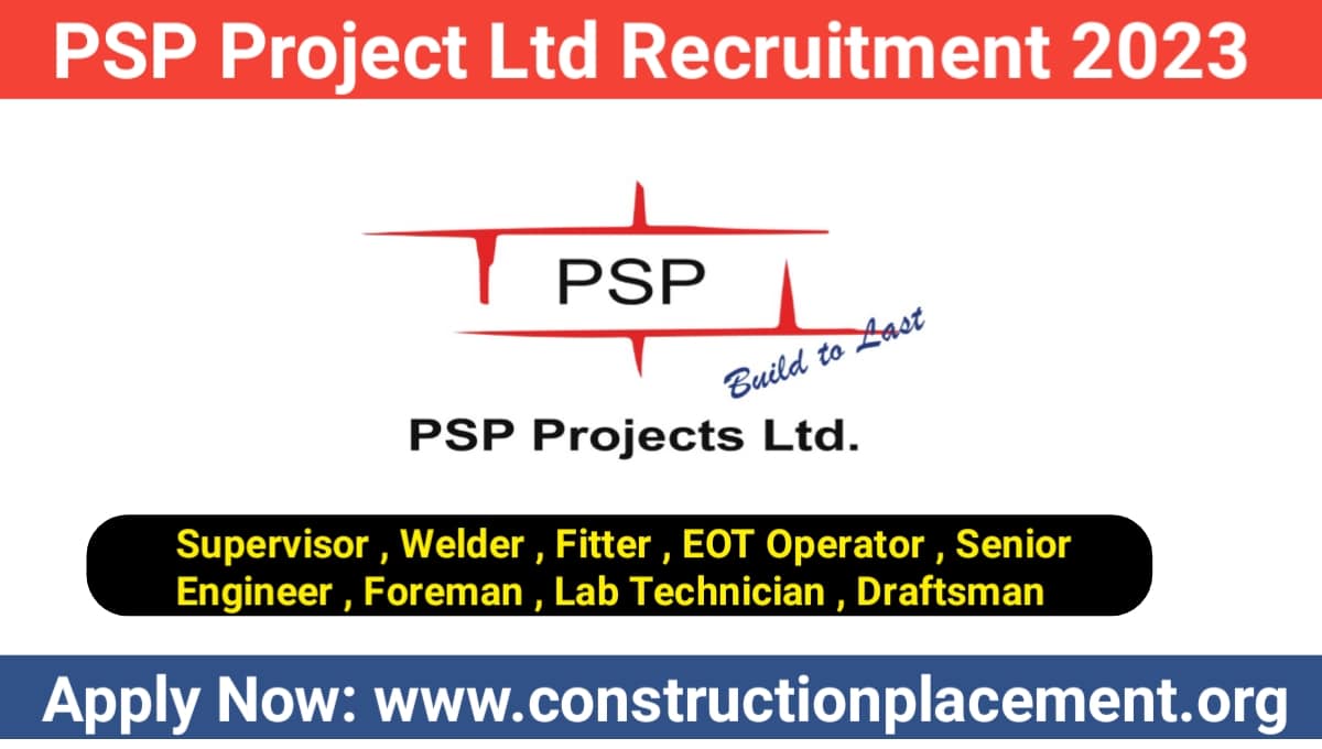 PSP Projects Ltd hiring 2023