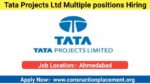 Tata Projects Limited Hiring July 2023