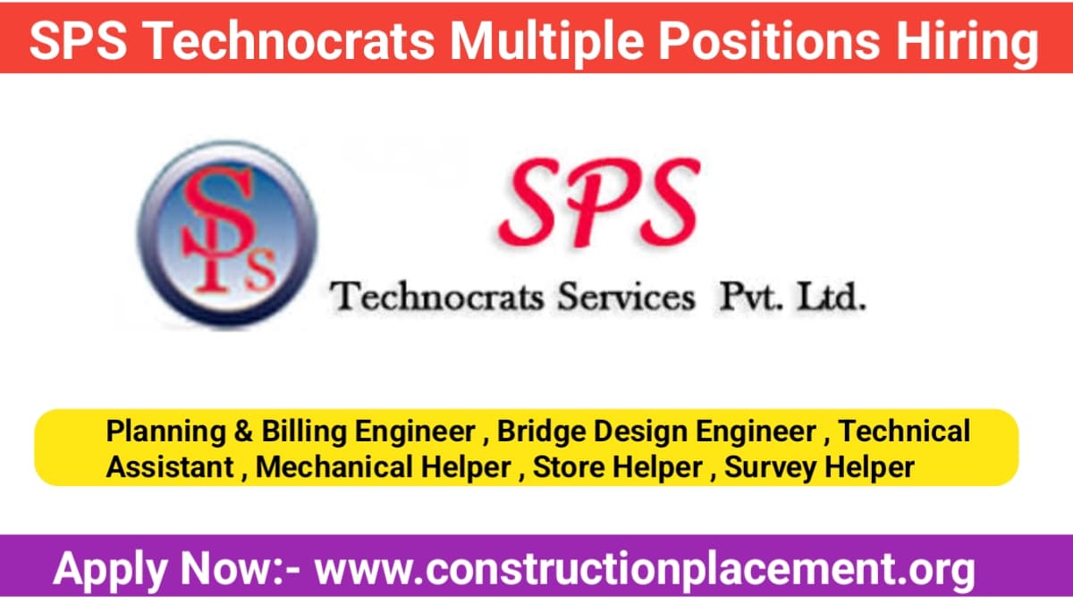 SPS Technocrats Multiple Jobs Positions hiring