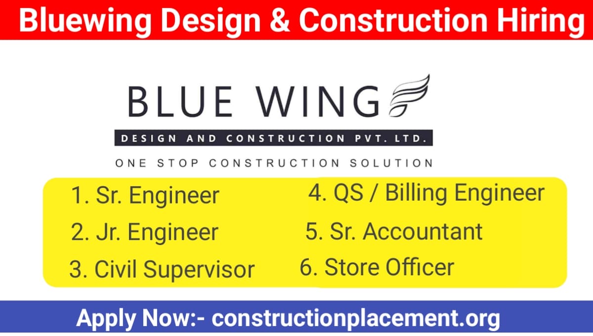 BlueWing Design And Construction Hiring 2023
