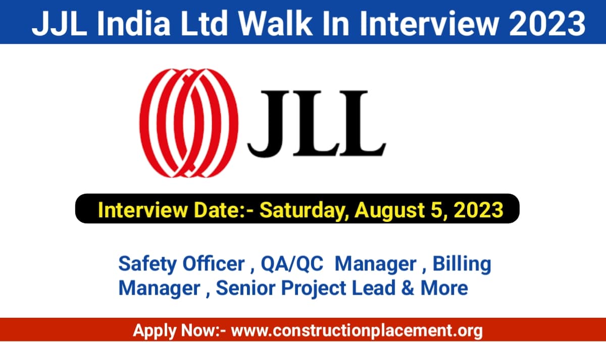 JJL India Pvt Ltd Walk In Interview 2023