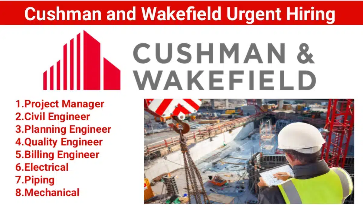 Cushman and Wakefield New Opening August 2023