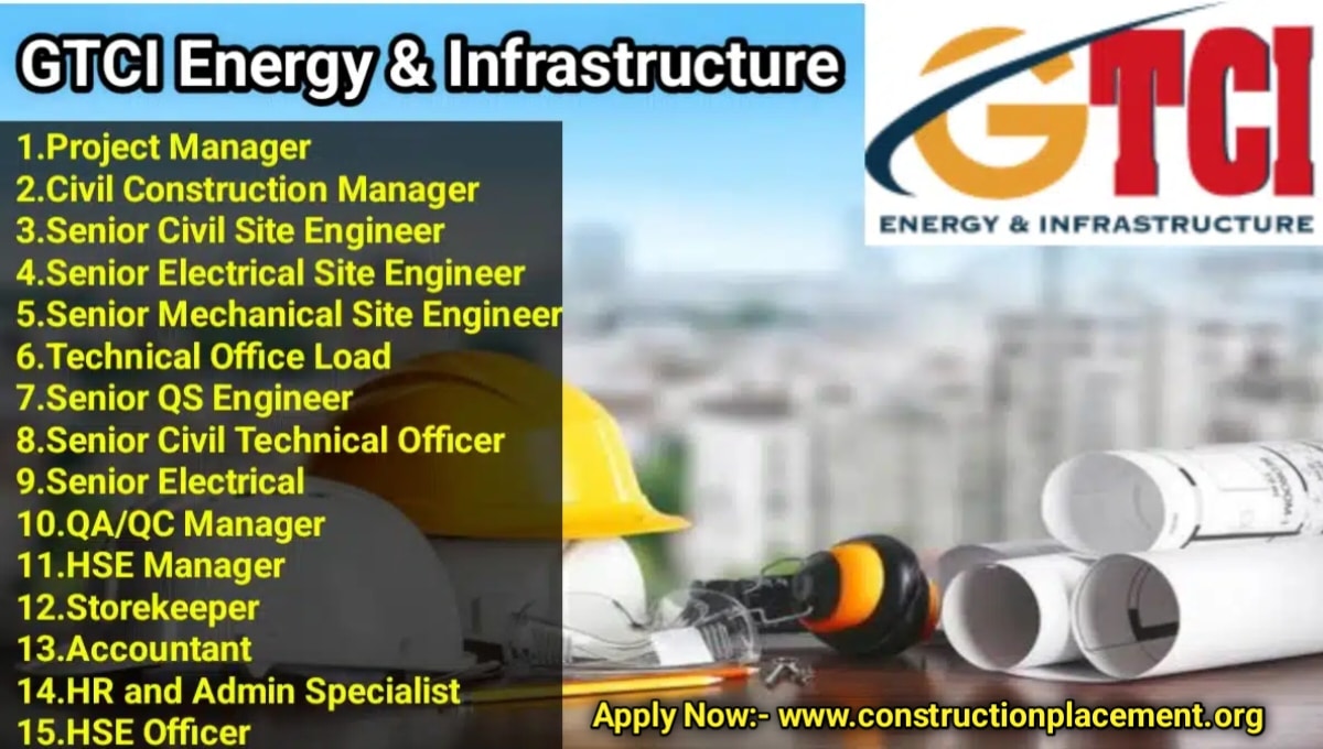 GTCI Energy And Infrastructure Hiring 2023