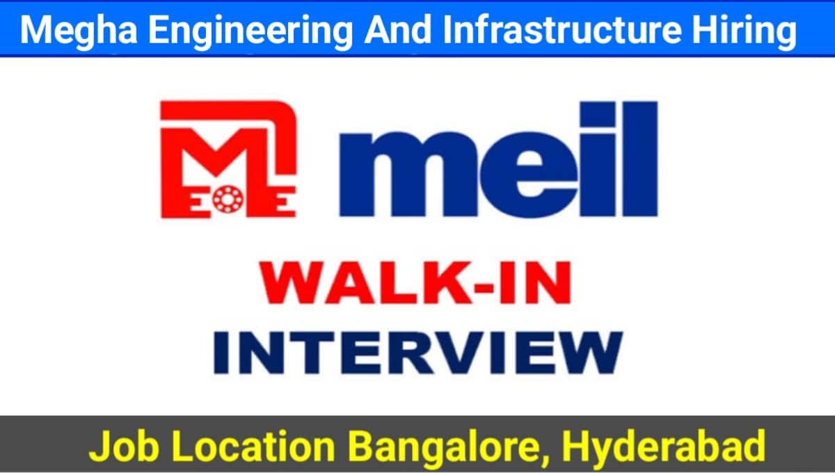 Megha Engineering and Infrastructure 2 Vacancy 2023