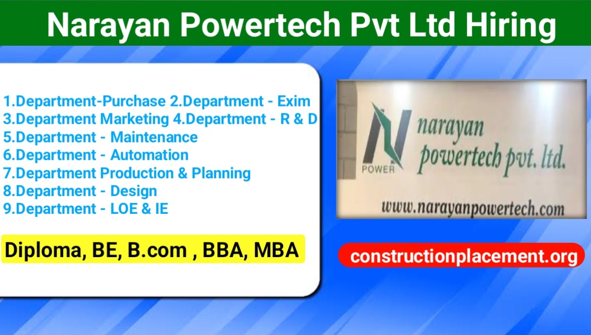 Narayan Powertech Pvt Ltd New Opening 2023