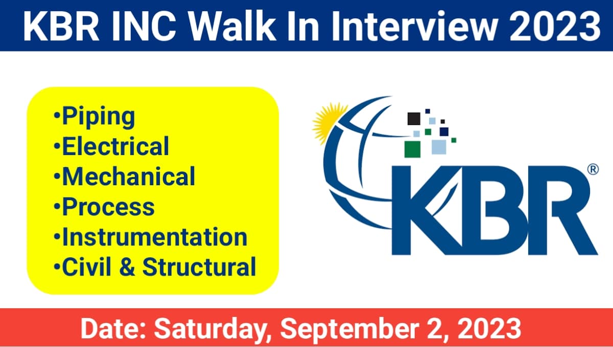 KBR INC - Walk-in Interview 2023