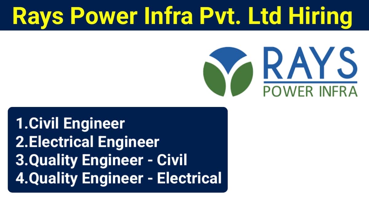 Rays Power Infra Pvt. Ltd Hiring