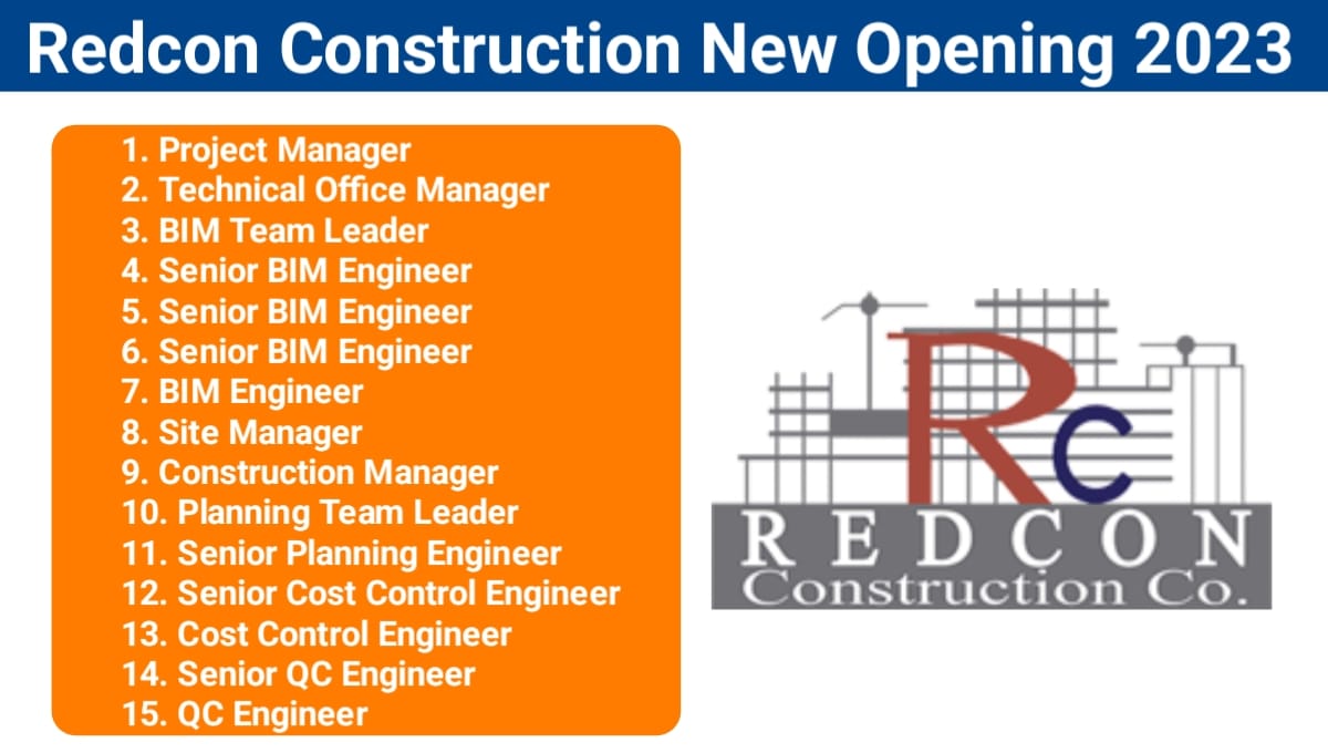 Redcon Construction New Opening 2023