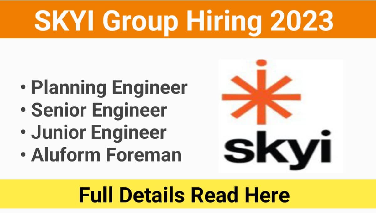 SKYI Group Hiring 2023