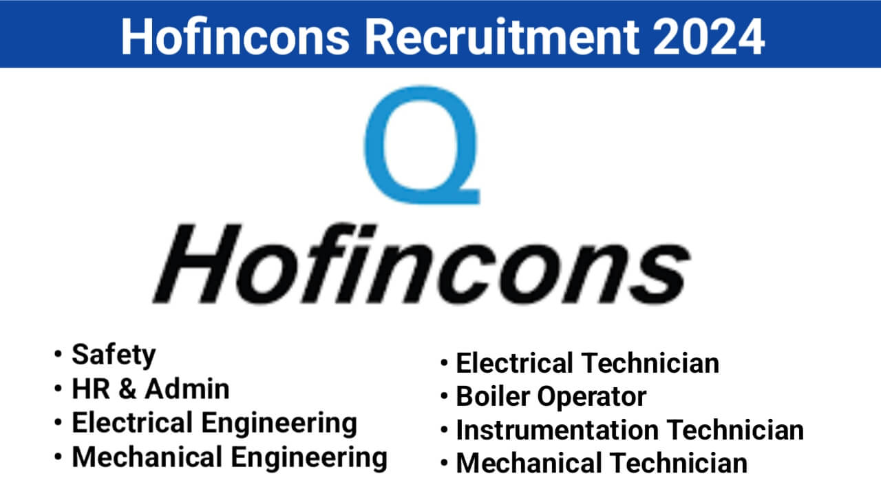 Hofincons Recruitment 2024