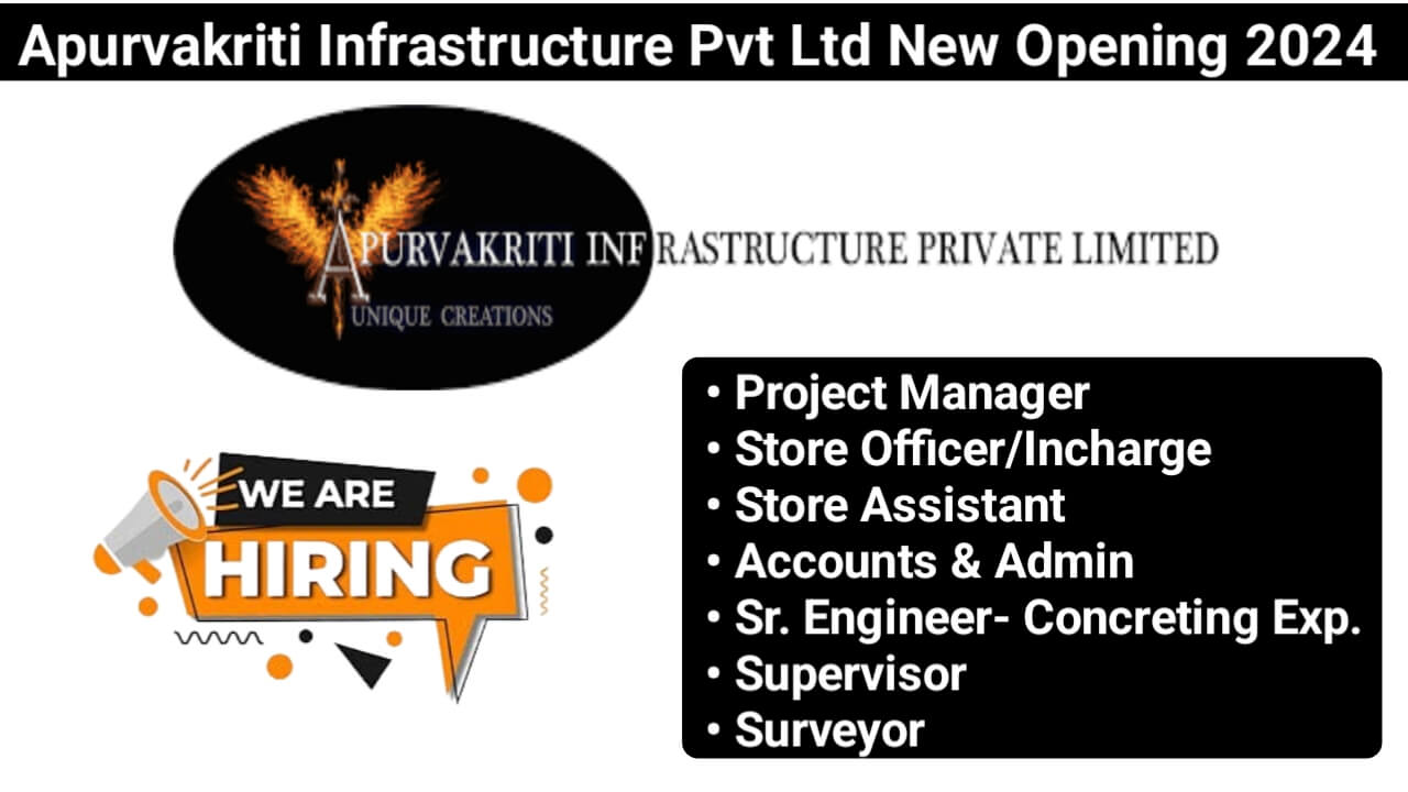 Apurvakriti Infrastructure Pvt Ltd New Opening 2024
