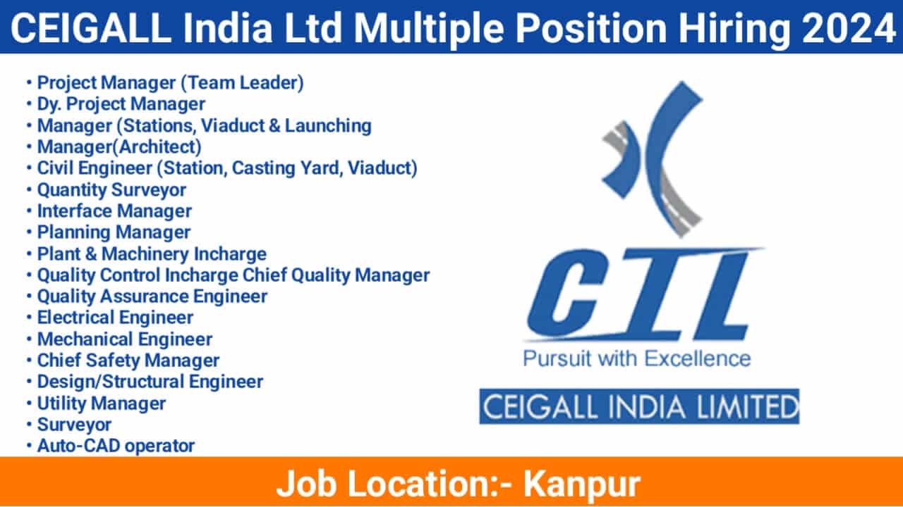 CEIGALL India Ltd Multiple Position Hiring 2024