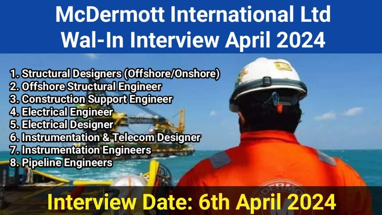 McDermott International Ltd Wal-In Interview April 2024