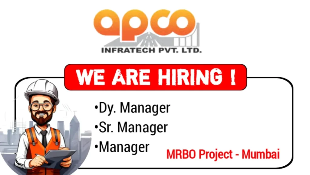 Apco Infratech Pvt Ltd New Opening April 2024