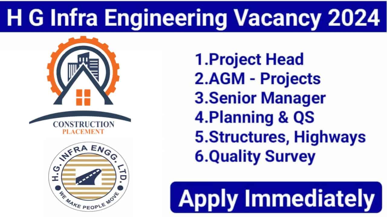 H.G. Infra Engineering Limited Hiring 2024