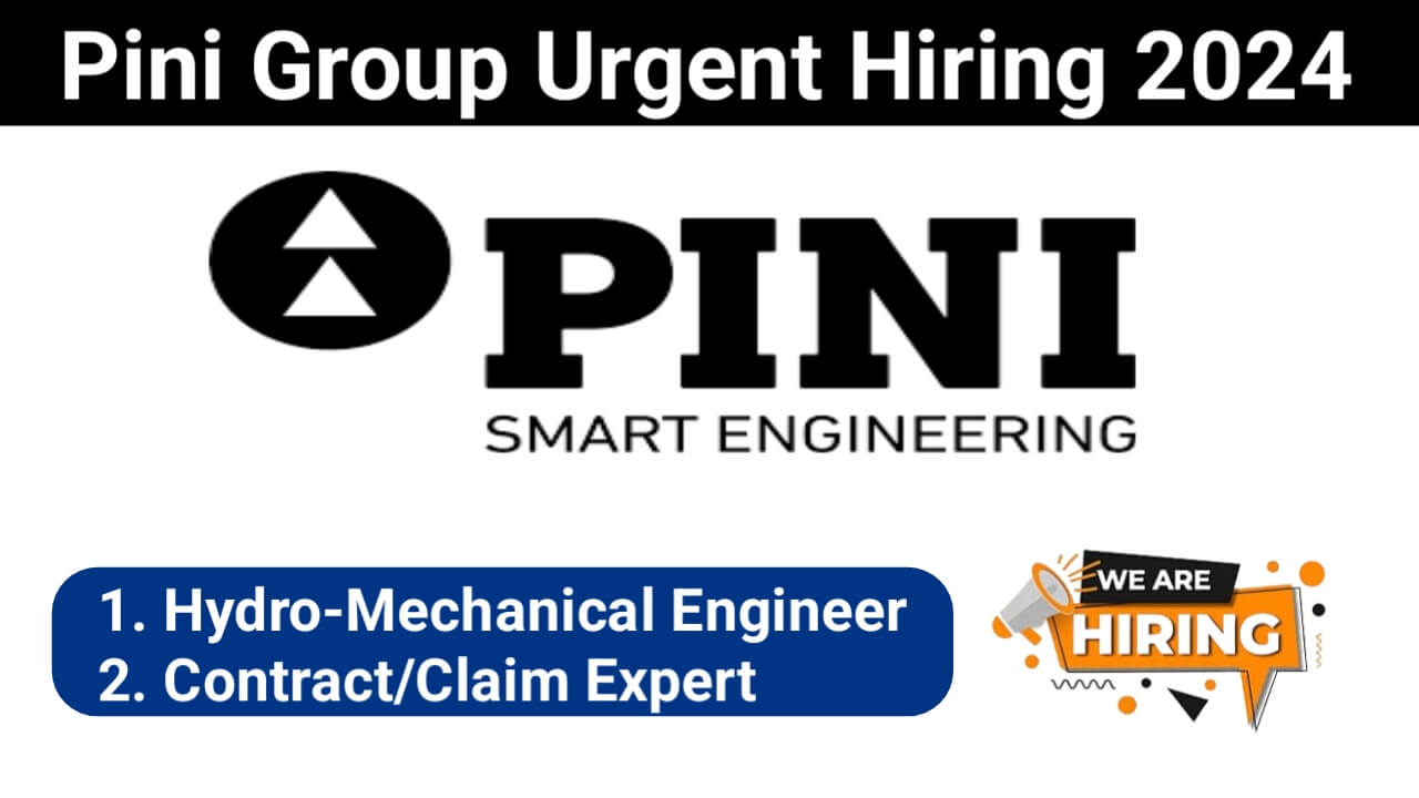 Pini Group Urgent Hiring 2024