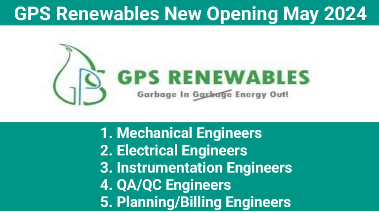 GPS Renewables New Opening May 2024