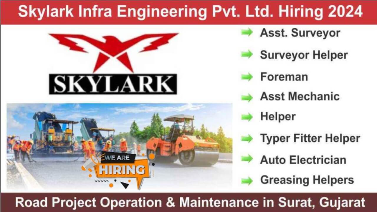 Skylark Infra Engineering Pvt. Ltd New Opening May 2024