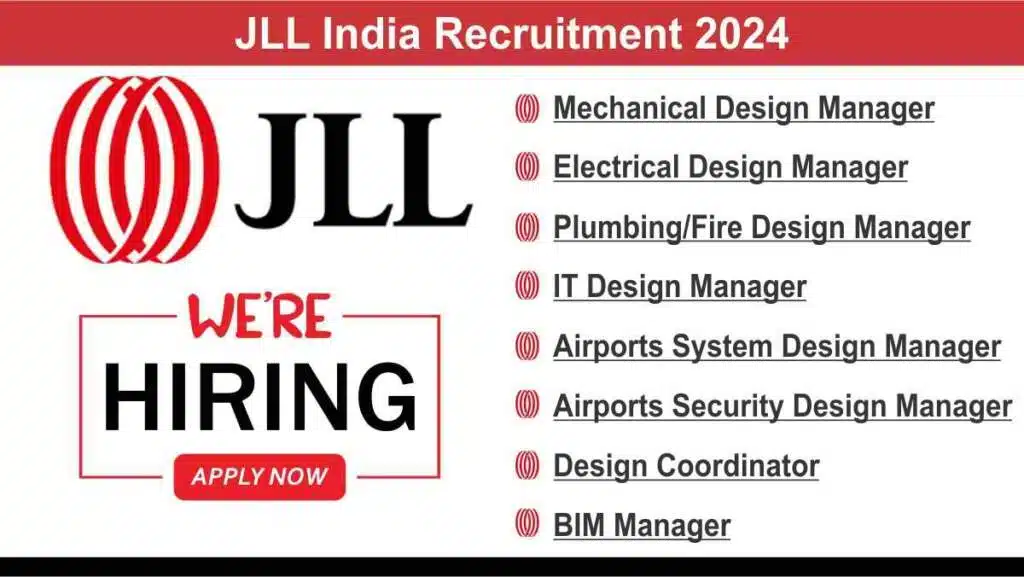 JLL India Multiple Positions Hiring 2024