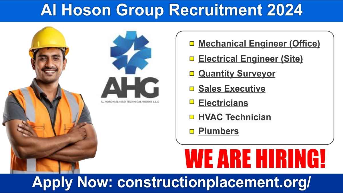Al Hoson Group Recruitment 2024