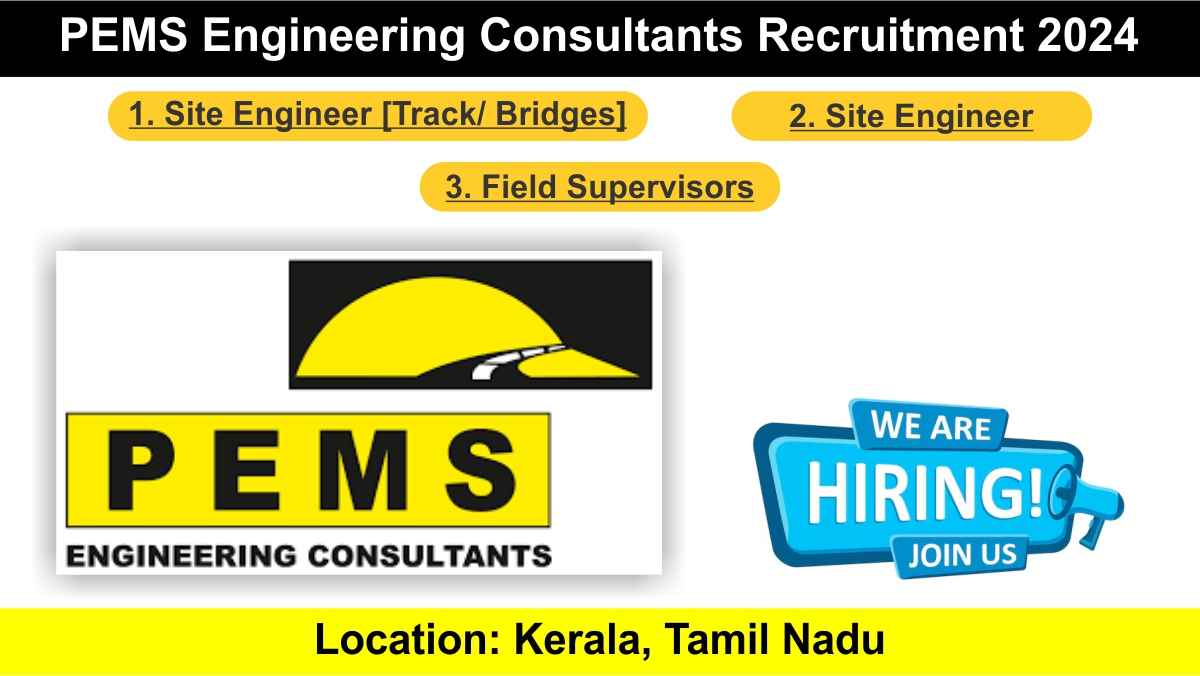 PEMS Engineering Consultants Recruitment 2024