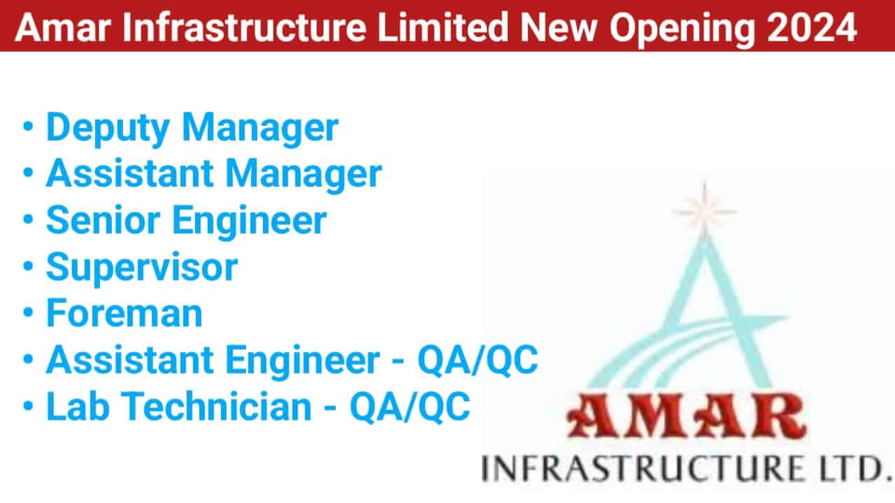 Amar Infrastructure Limited New Opening 2024