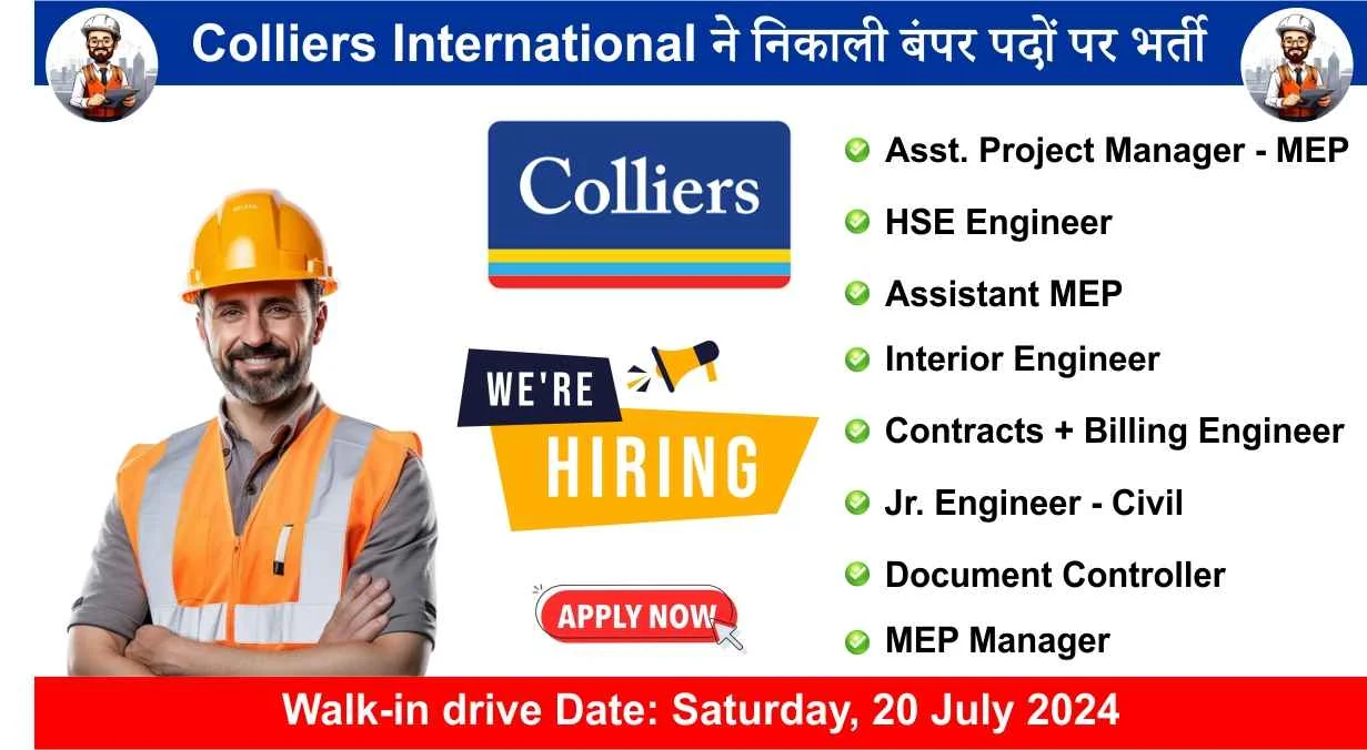 Colliers Walk-In Interview July 2024