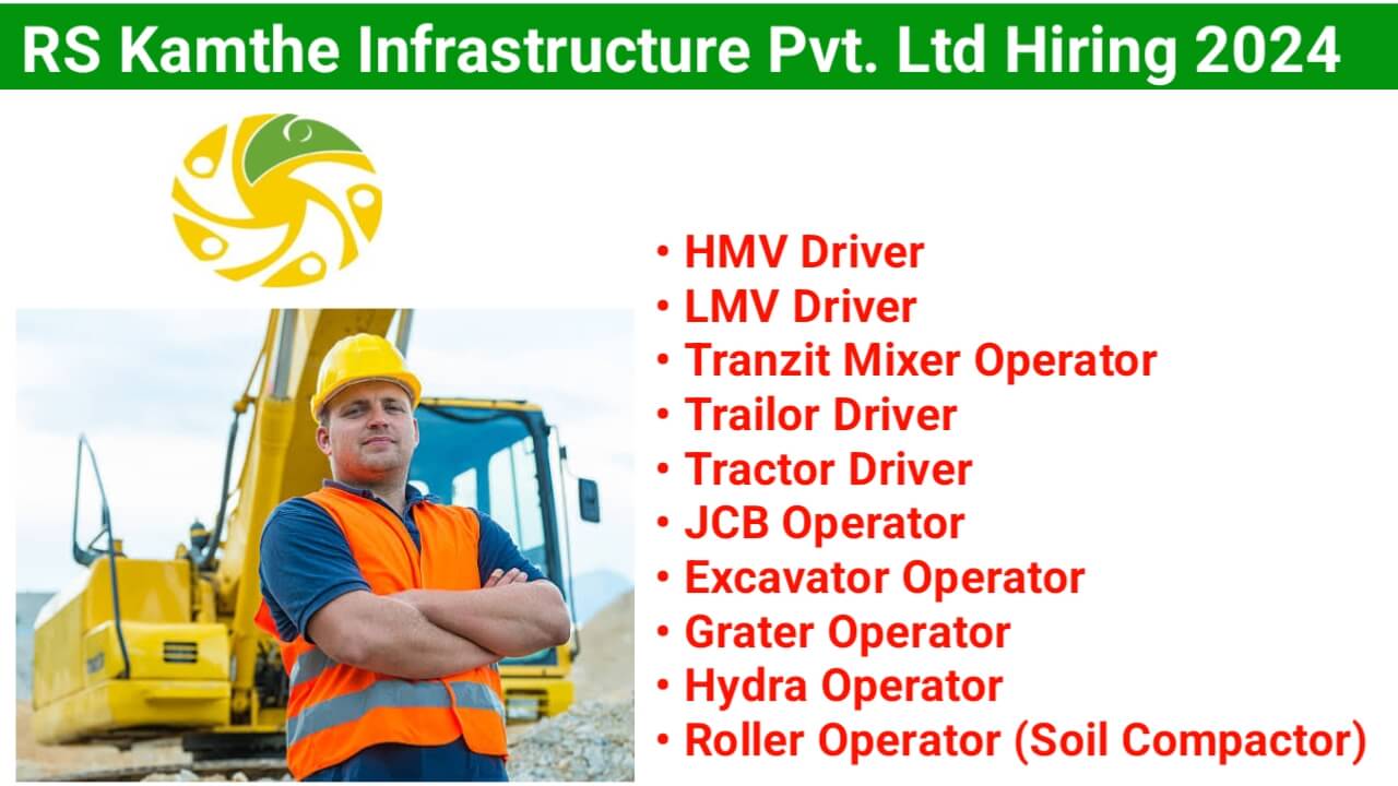 RS Kamthe Infrastructure Pvt. Ltd Hiring 2024