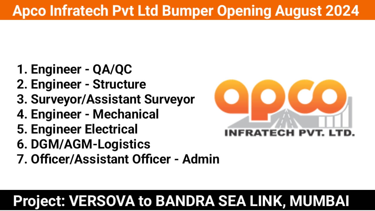 Apco Infratech Pvt Ltd Bumper Opening August 2024