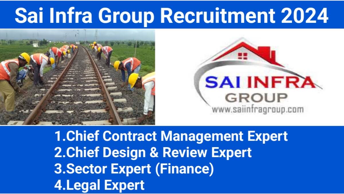 Sai Infra Group Hiring 2024