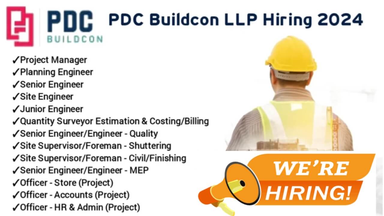 PDC Buildcon LLP Latest Opening 2024