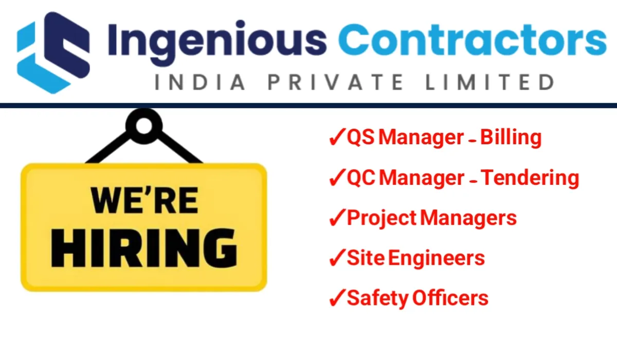 Ingenious Contractors India Private Limited Vacancy Project Manager