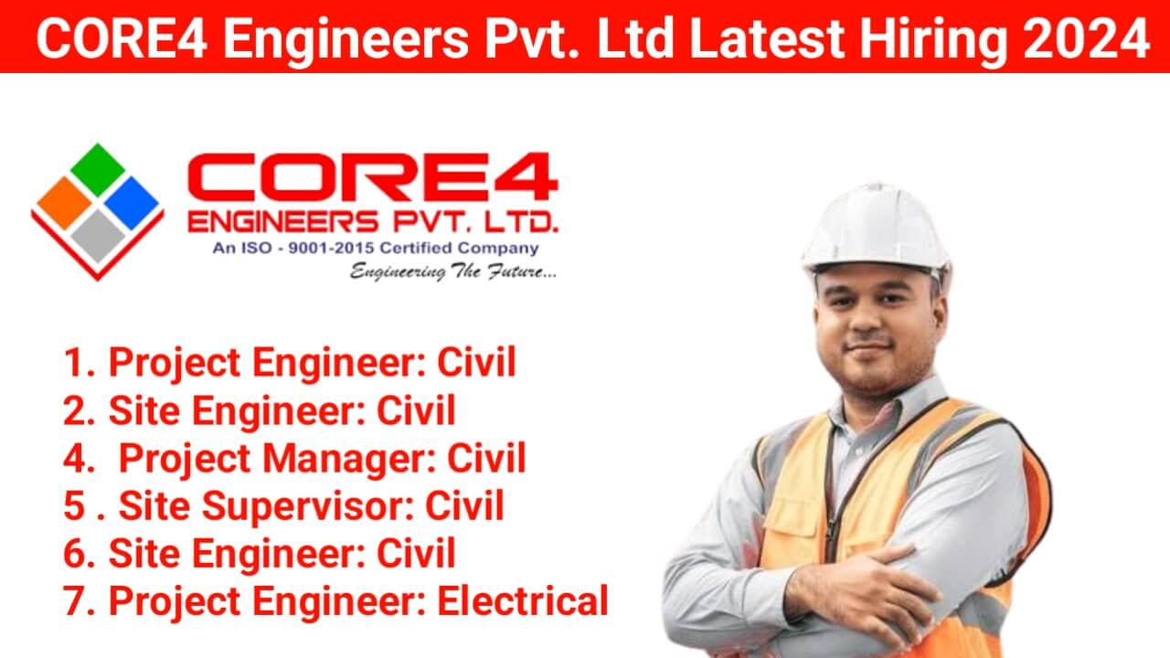 CORE4 Engineers Pvt. Ltd Latest Hiring 2024