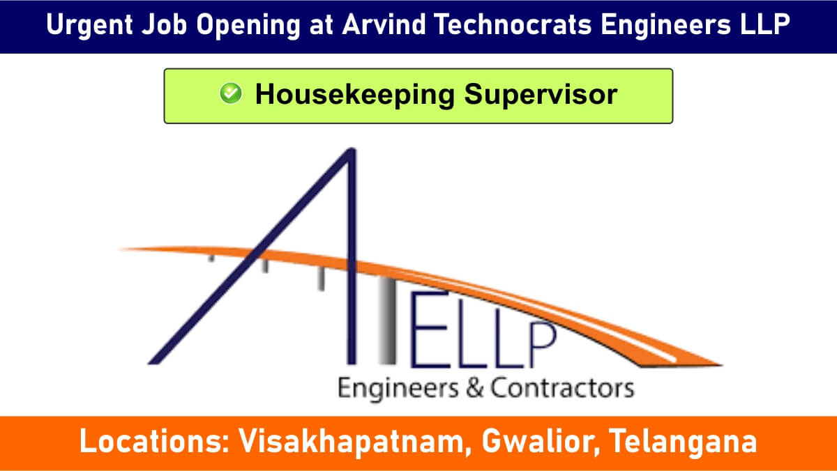 Urgent Job Opening at Arvind Technocrats Engineers LLP