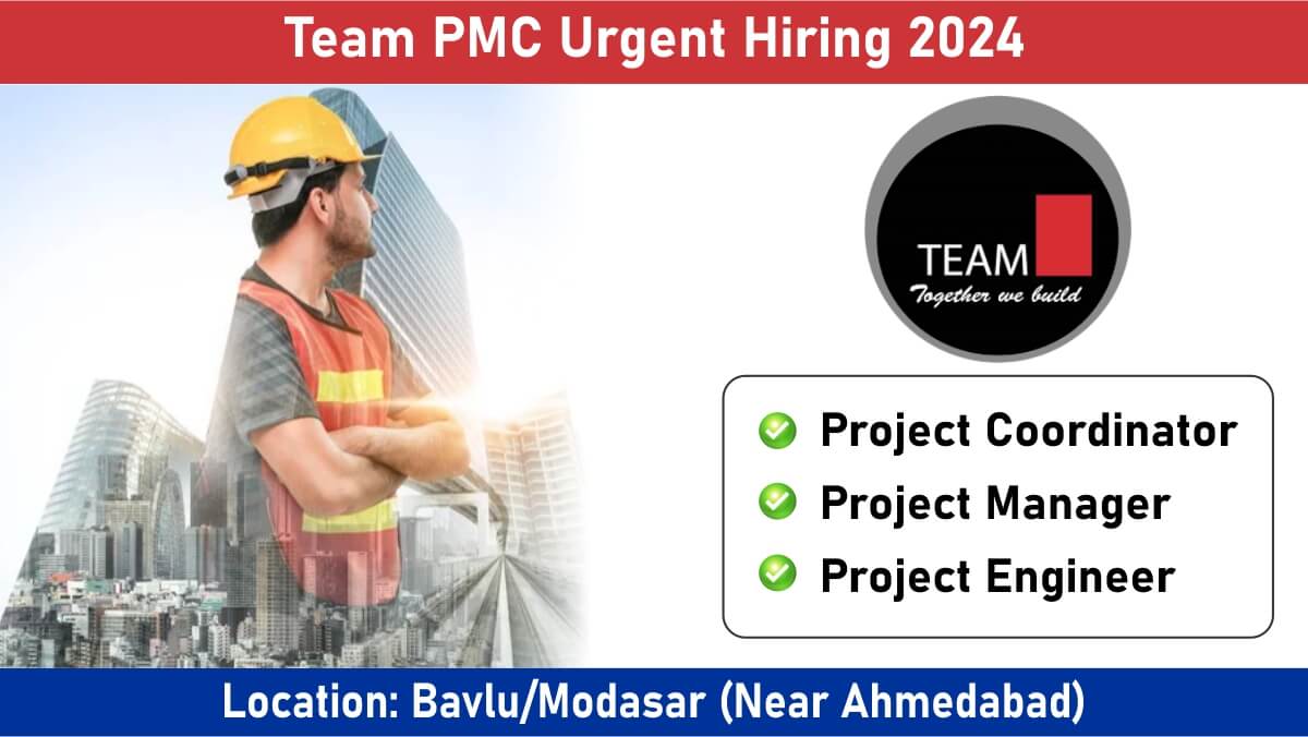 Team PMC Urgent Hiring 2024