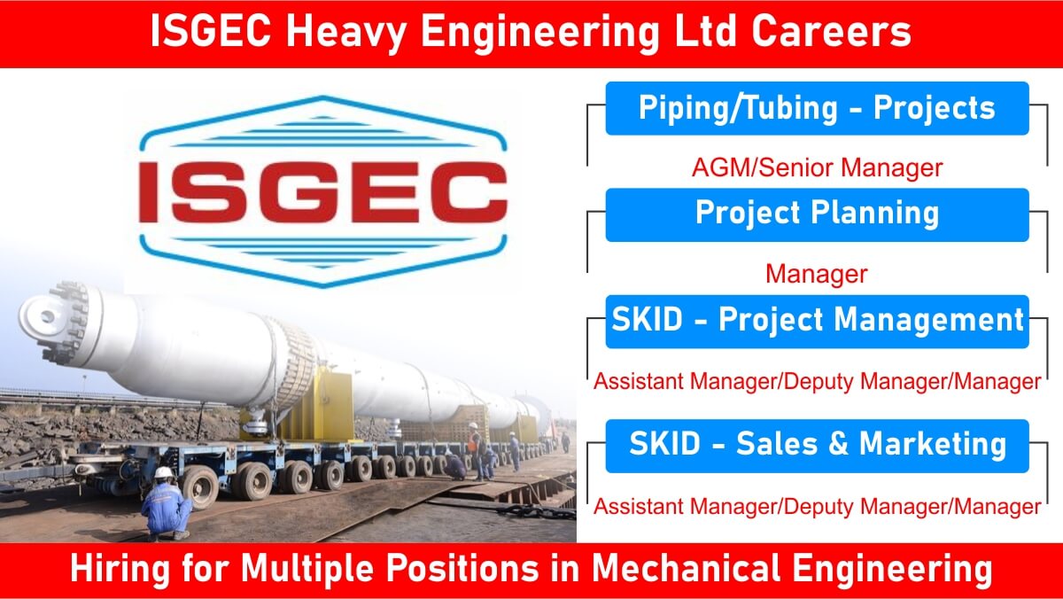 ISGEC Heavy Engineering Ltd Vacancy