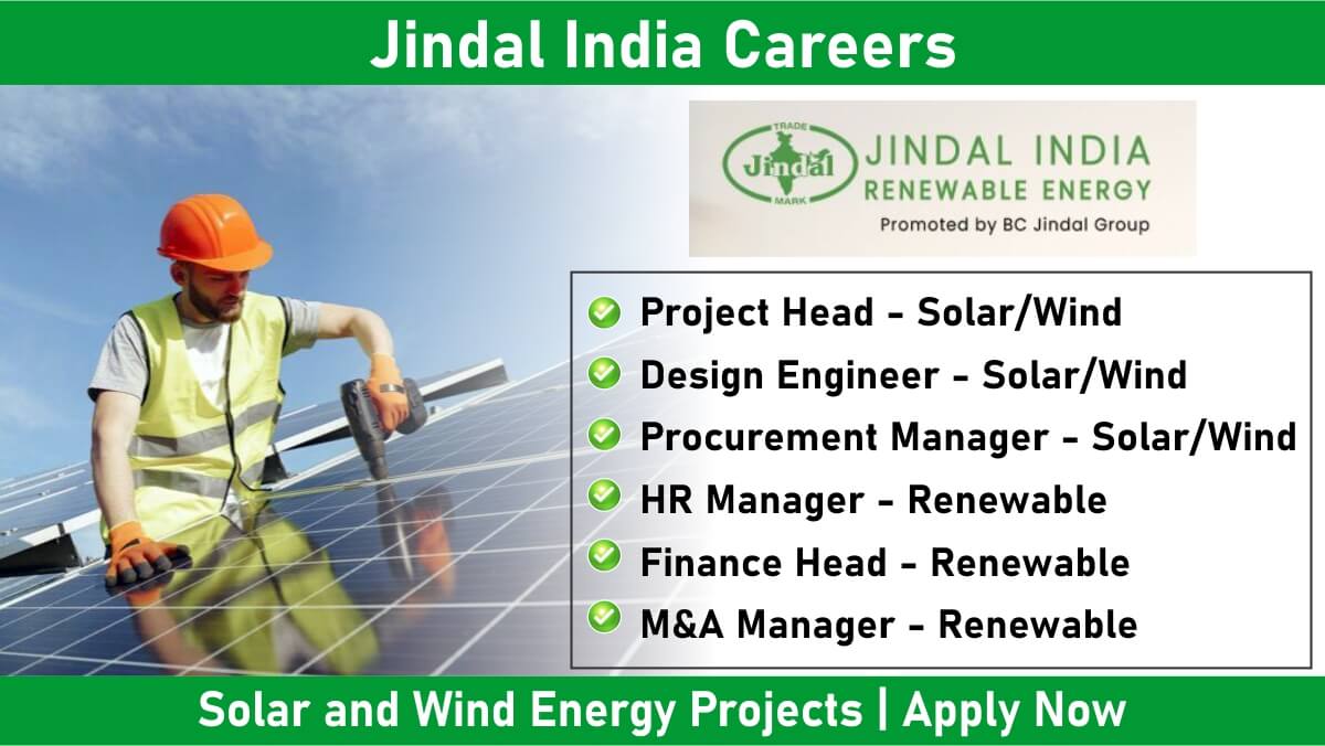 Jindal India Careers