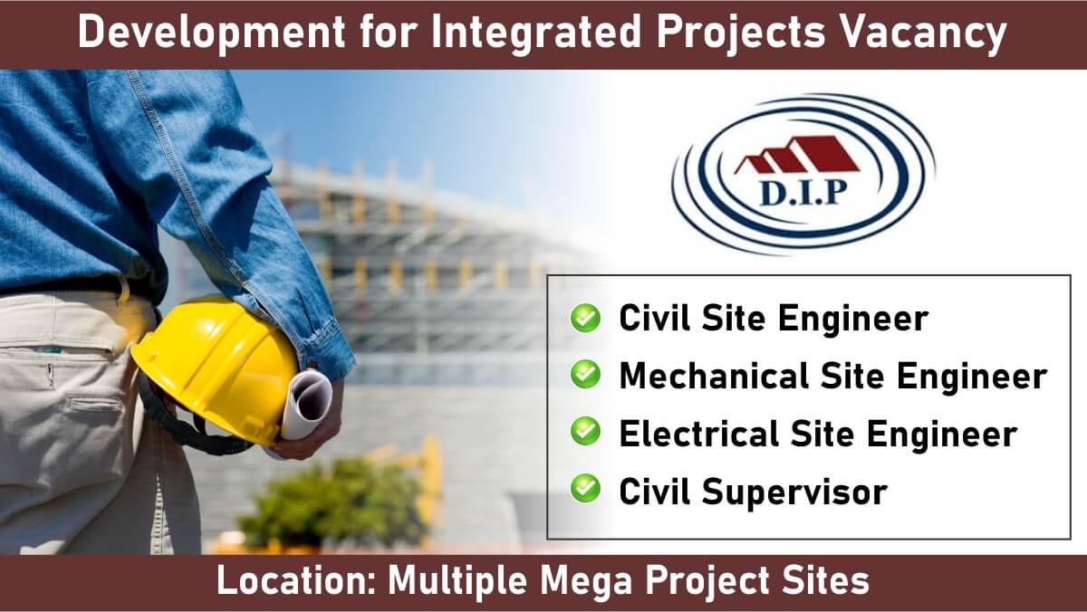 Development for Integrated Projects Vacancy