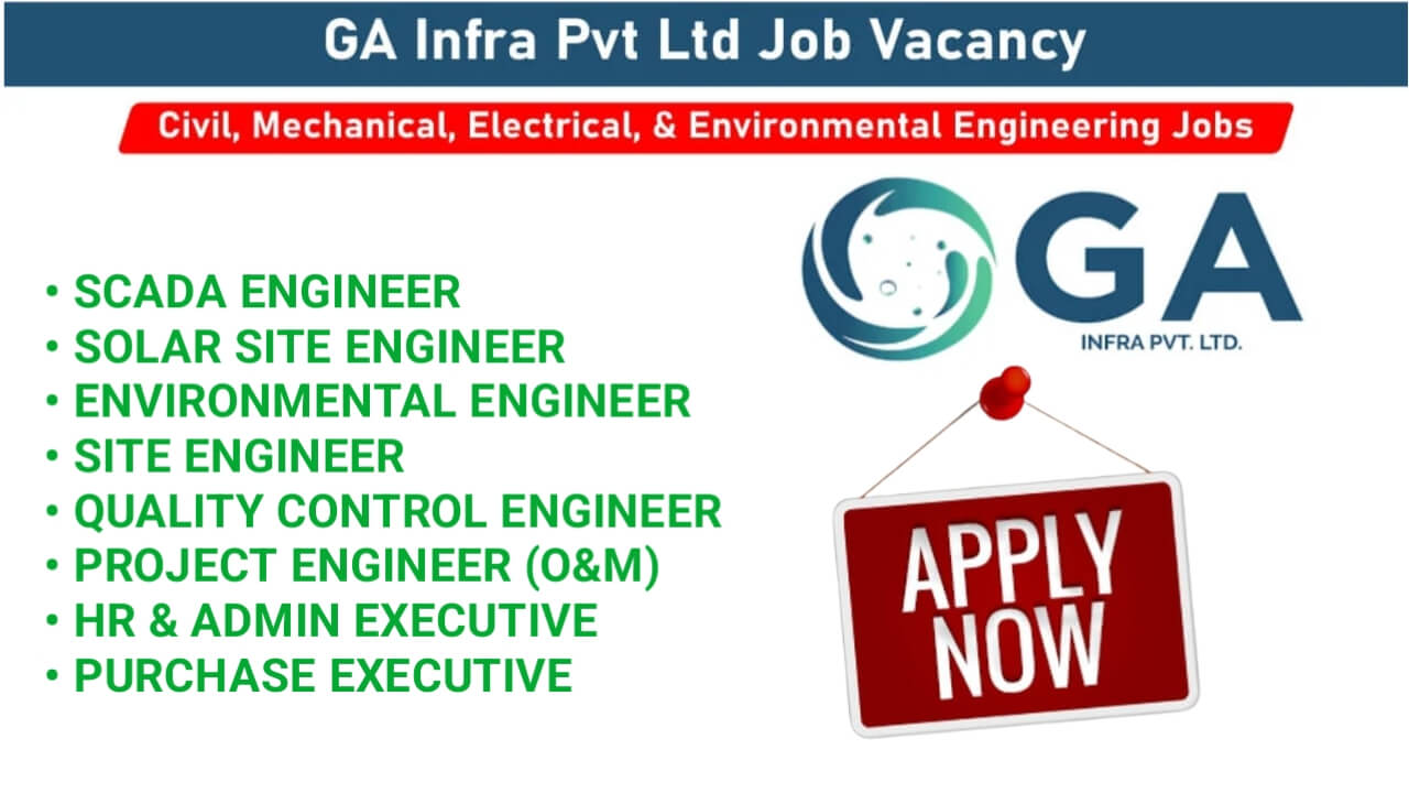 Construction Jobs In Uttar Pradesh 2024 | GA Infra Pvt. Ltd Urgent Hiring 2024