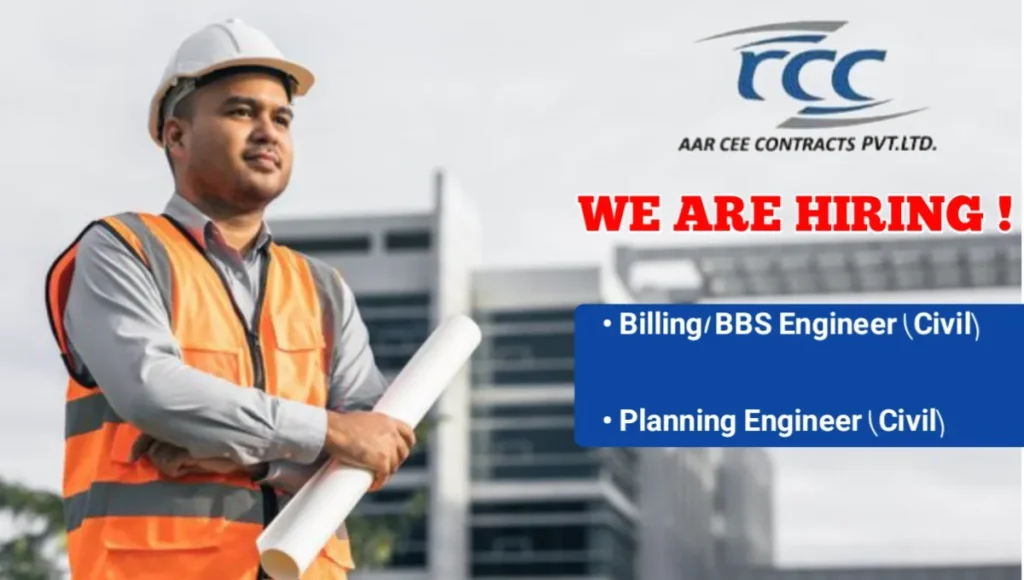 AAR CEE Contracts Pvt Ltd Urgent Hiring 2024 | Construction Jobs In Gurugram, Haryana.