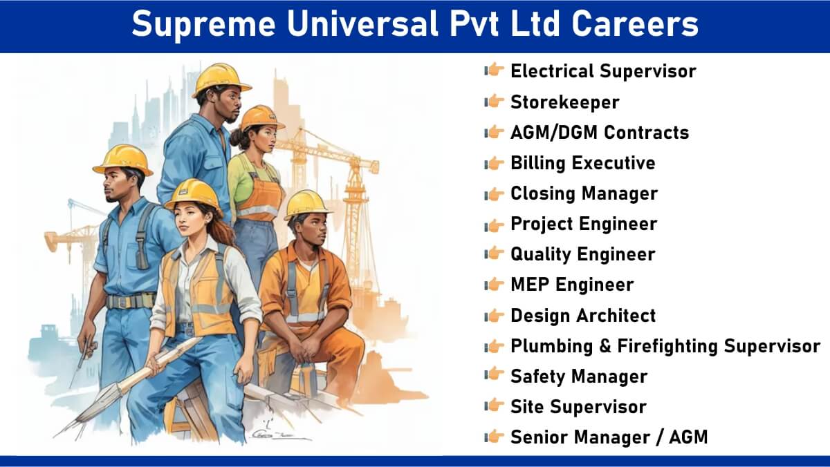 Supreme Universal Pvt Ltd Careers