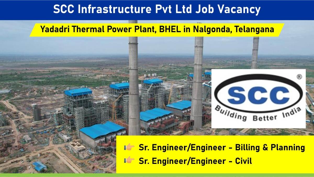 SCC Infrastructure Pvt Ltd Job Vacancy