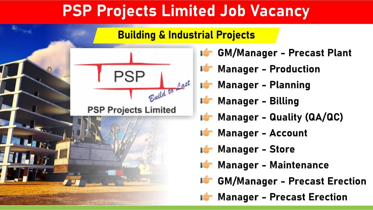 PSP Projects Limited Job Vacancy