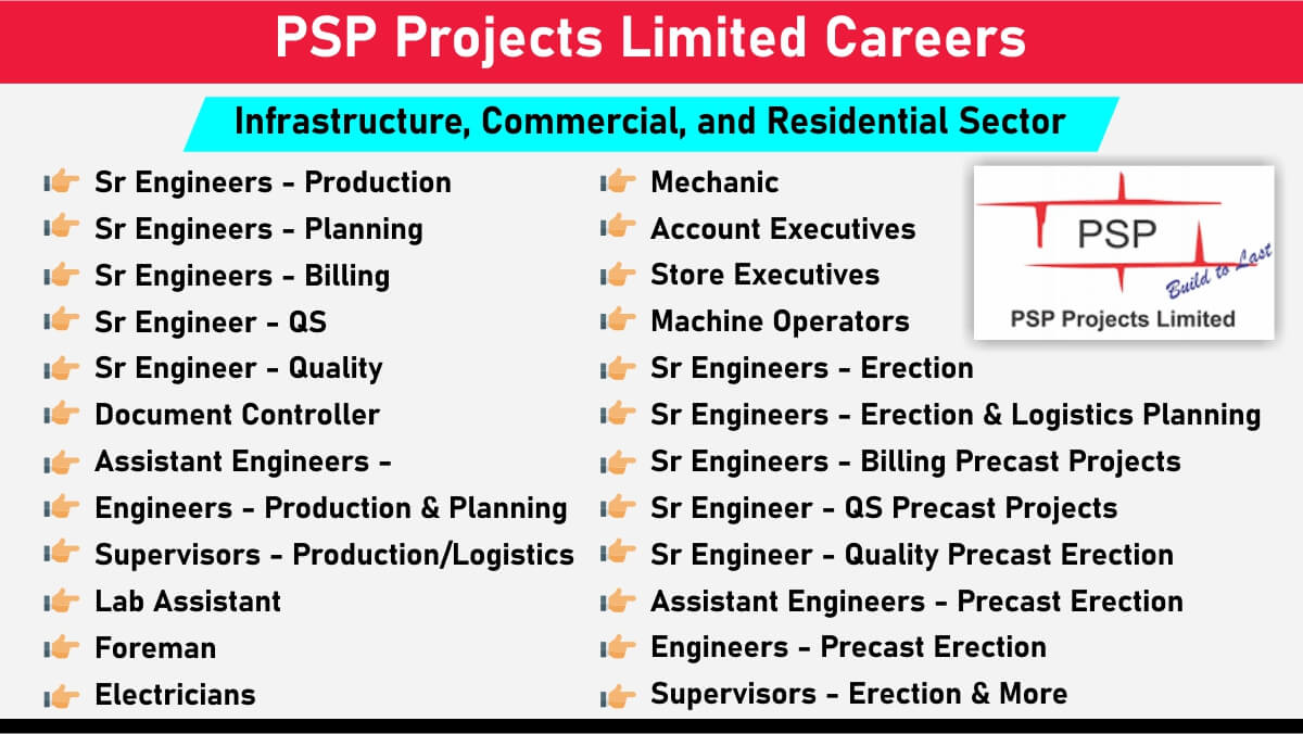 PSP Projects Limited Careers