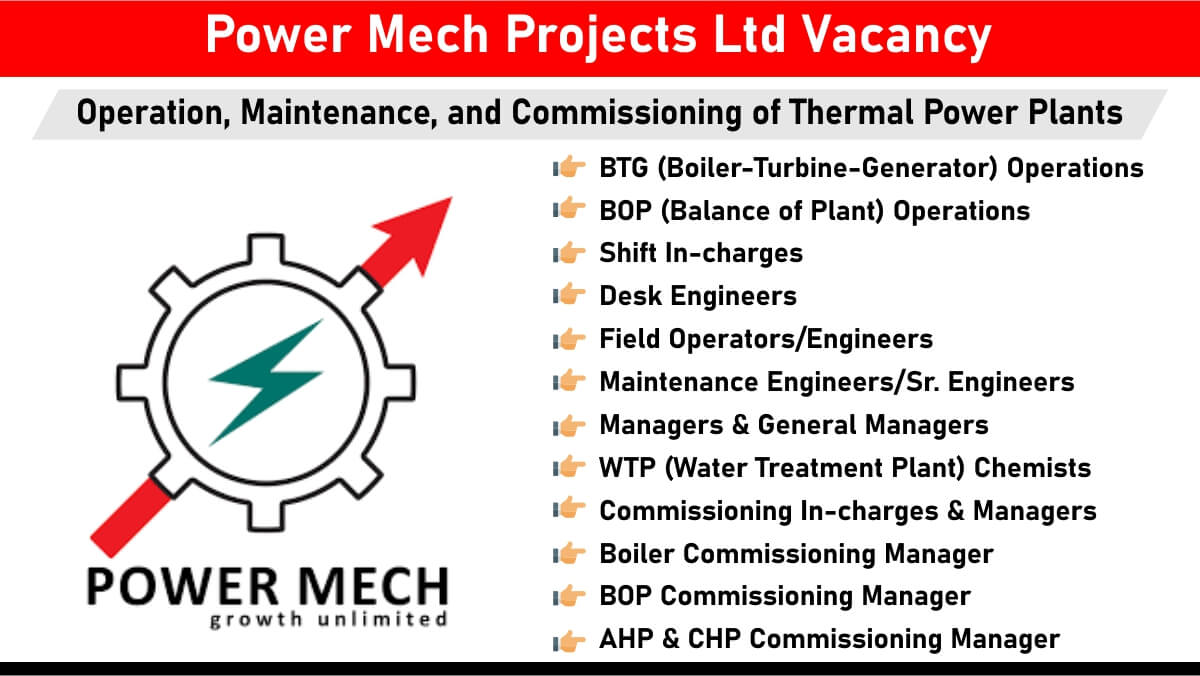 Power Mech Projects Ltd Vacancy