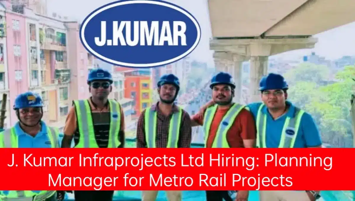 J.Kumar Infraprojects Ltd Hiring 2024 | For Mumbai Head Office