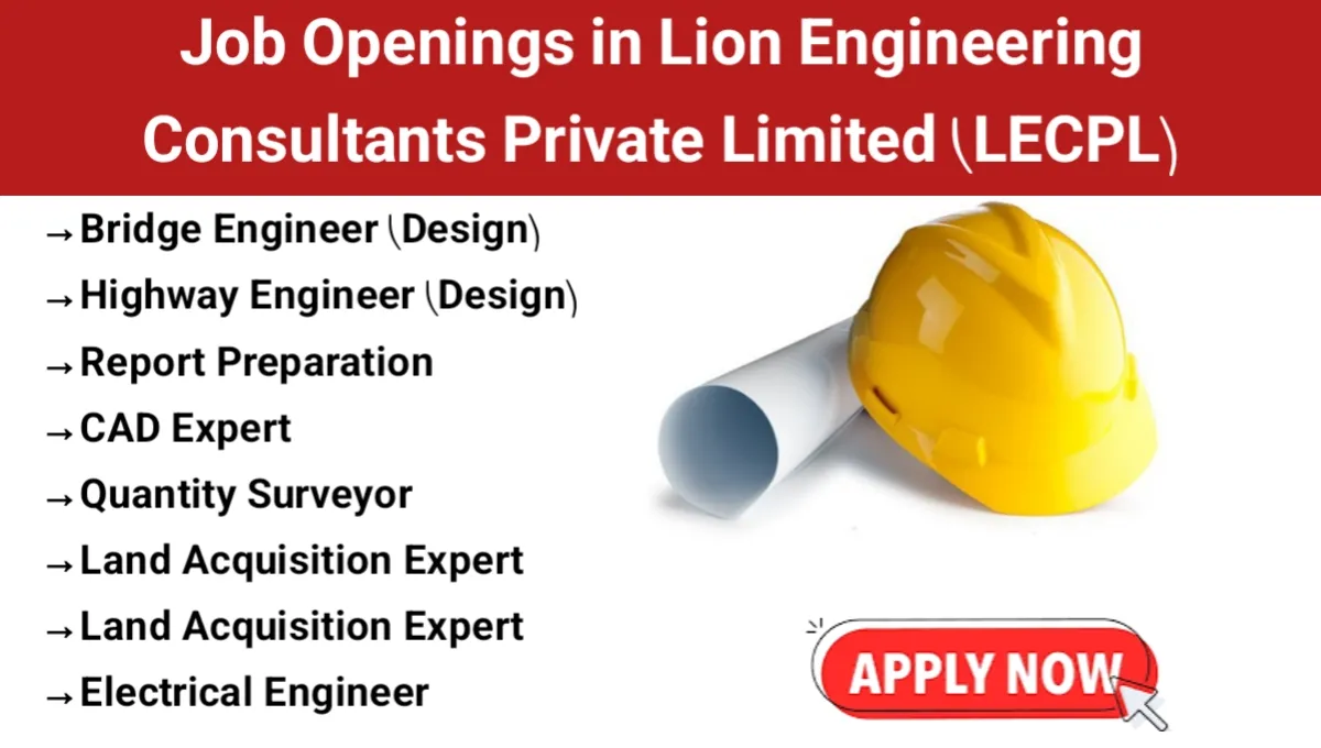 Lion Engineering Consultants Private Limited New Opening | For Head Office in Bhopal.